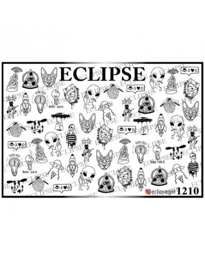 Набор, Eclipse, Слайдер-дизайн №1210, 3 шт.