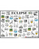 Набор, Eclipse, Слайдер-дизайн W №1210, 3 шт.
