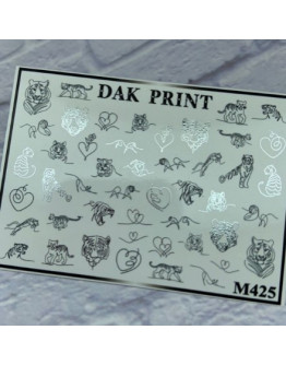 Набор, Dak Print, Слайдер-дизайн №M425, 2 шт.