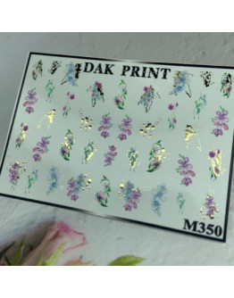 Набор, Dak Print, Слайдер-дизайн №M350, 2 шт.