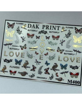 Набор, Dak Print, Слайдер-дизайн №M400, 2 шт.