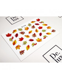 Набор, De.Lux, 3D-слайдер №D116 «Листья», 3 шт.