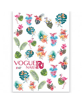 Набор, Vogue Nails, Слайдер-дизайн №47, 2 шт.
