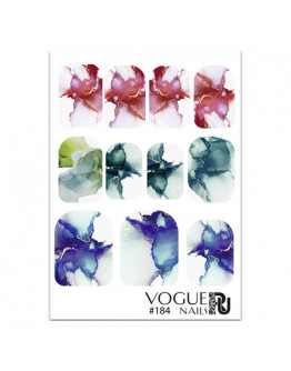 Набор, Vogue Nails, Слайдер-дизайн №184, 2 шт.