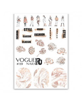 Набор, Vogue Nails, Слайдер-дизайн №159, 2 шт.