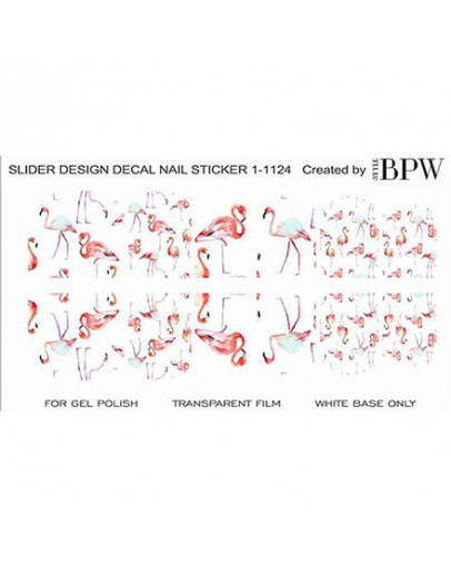 Набор, BPW.Style, Слайдер-дизайн «Фламинго» №1-1124, 3 шт.