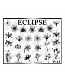 Набор, Eclipse, Слайдер-дизайн для ногтей W №12, 2 шт.