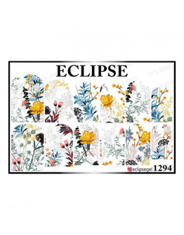 Набор, Eclipse, Слайдер-дизайн для ногтей №1294, 2 шт.