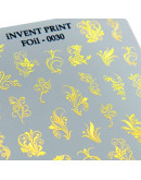 iNVENT PRiNT, Фольгированный слайдер «Вензеля» №FOiL-030