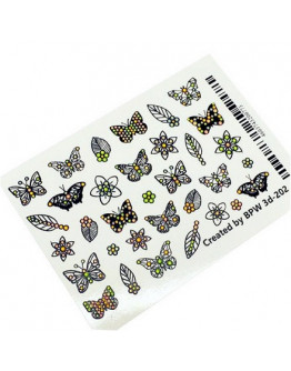 Набор, BPW.style, 3D-слайдер «Бабочки» №3d-202, 2 шт.