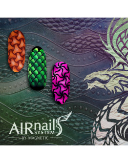 Airnails, Трафареты CL35 Dragon Scales