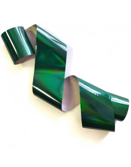 Набор, De.Lux, Переводная фольга голографическая, темно-зеленая, 4 шт.