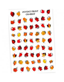 iNVENT PRiNT, Слайдер-дизайн «Осень. Веточки. Листья» №OS-61F