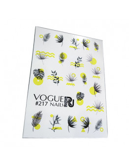 Набор, Vogue Nails, Слайдер-дизайн №217, 2 шт.