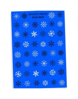 iNVENT PRiNT, Слайдер-дизайн «Новый год. Зима. Снежинки» №SDN-42