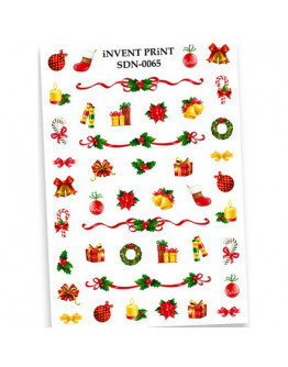 iNVENT PRiNT, Слайдер-дизайн «Новый год. Зима. Игрушки. Подарки. Рождество» №SDN-65