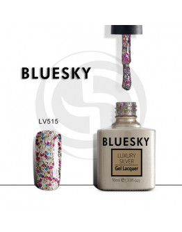 Bluesky, Гель-лак Luxury Silver №515