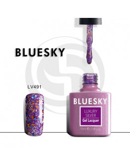Bluesky, Гель-лак Luxury Silver №491