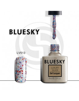 Bluesky, Гель-лак Luxury Silver №513