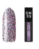 ONIQ, Гель-лак Mix №103s, Dusty Pink Holographic Shimmer