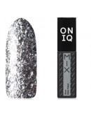 ONIQ, Гель-лак Mix №106, Silver Metal Flakes