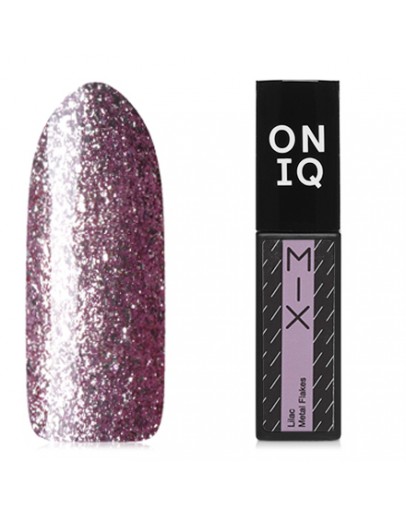 ONIQ, Гель-лак Mix №107s, Lilac Metal Flakes