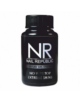 Nail Republic, Топ Extreme Shine No Wipe, 30 мл