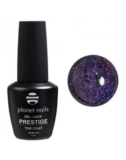 Planet Nails, Топ Prestige Red Reflection, 10 мл