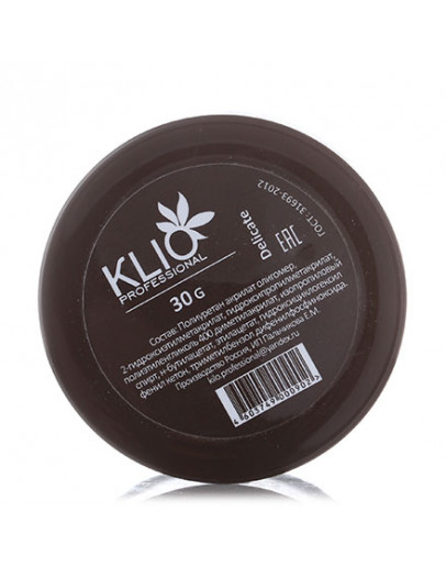 Klio Professional, Камуфлирующая база Delicate, 30 г