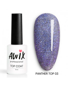 AWIX Professional, Топ для гель-лака Panther №03, 10 мл