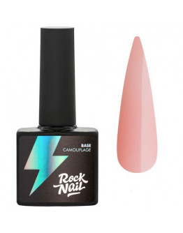 RockNail, Камуфлирующая база №80, Nude Blush, 10 мл