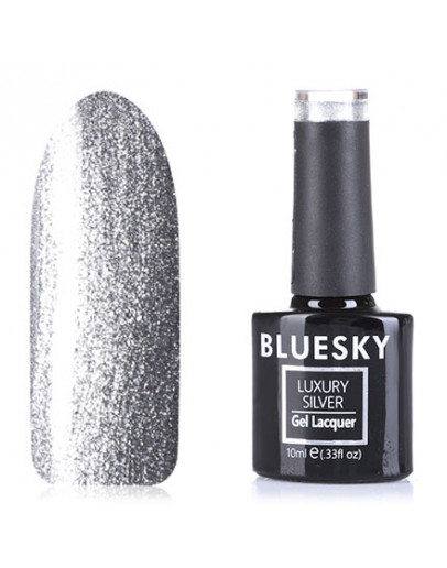 Bluesky, Гель-лак Luxury Silver №749