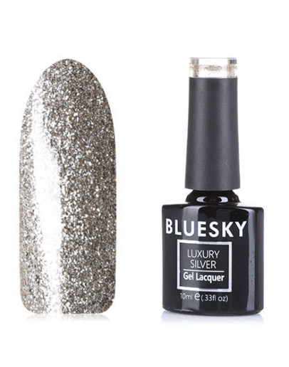 Bluesky, Гель-лак Luxury Silver №751