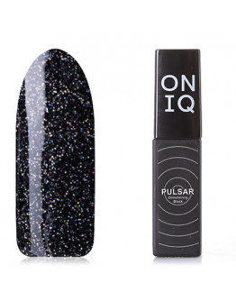 ONIQ, Гель-лак Pulsar №157s, Glimmering Black