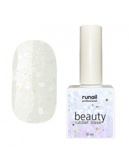 ruNail, Каучуковая база beautyTINT Glitter Mix №6767