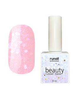 ruNail, Каучуковая база beautyTINT Glitter Mix №6769