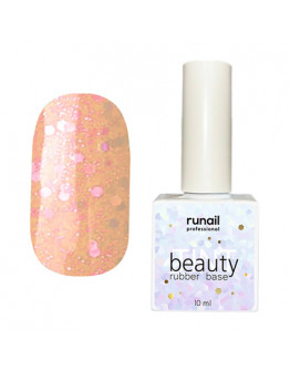 ruNail, Каучуковая база beautyTINT Glitter Mix №6770