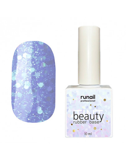 ruNail, Каучуковая база beautyTINT Glitter Mix №6776