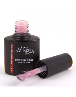 The Virgin Beauty, База для гель-лака Rubber Cover Pink, 7 мл
