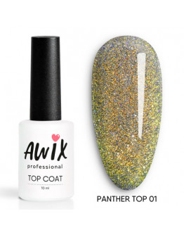 AWIX Professional, Топ для гель-лака Panther №01, 10 мл