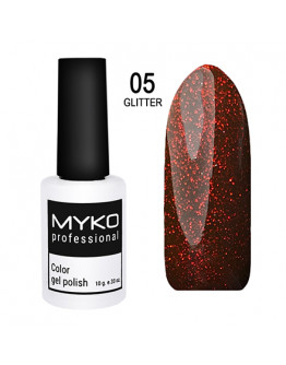 MYKO Professional, Гель-лак Glitter №05