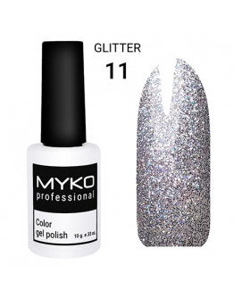 MYKO Professional, Гель-лак Glitter №11
