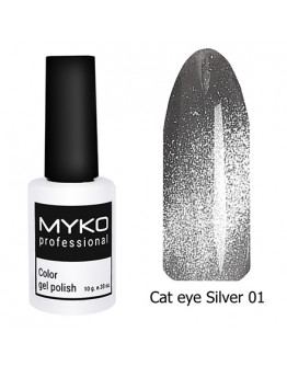MYKO Professional, Гель-лак №01 Silver Cat