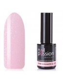 Nail Passion, База Pink Shimmer Silver, 10 мл