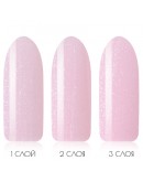 Nail Passion, База Pink Shimmer Silver, 10 мл