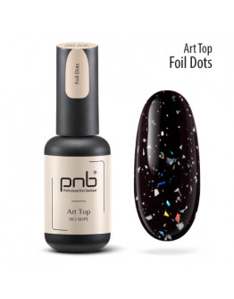 PNB, Топ для гель-лака Art Foil Dots, 8 мл