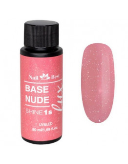Nail Best, База LUX Nude Shine №01s, 50 мл