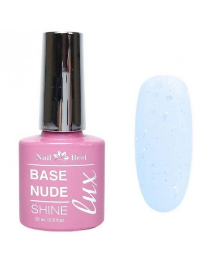 Nail Best, База LUX Sparkle Blue, 15 мл