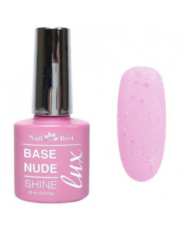 Nail Best, База LUX Sparkle Pink, 15 мл