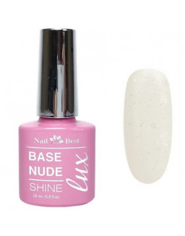 Nail Best, База LUX Sparkle White, 15 мл